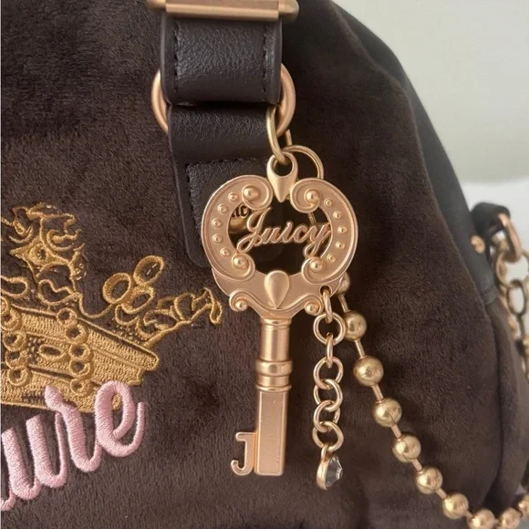 Juicy Couture- Chocolate on Chocolate The Key To Juicy Satchel - Picture 5 of 6